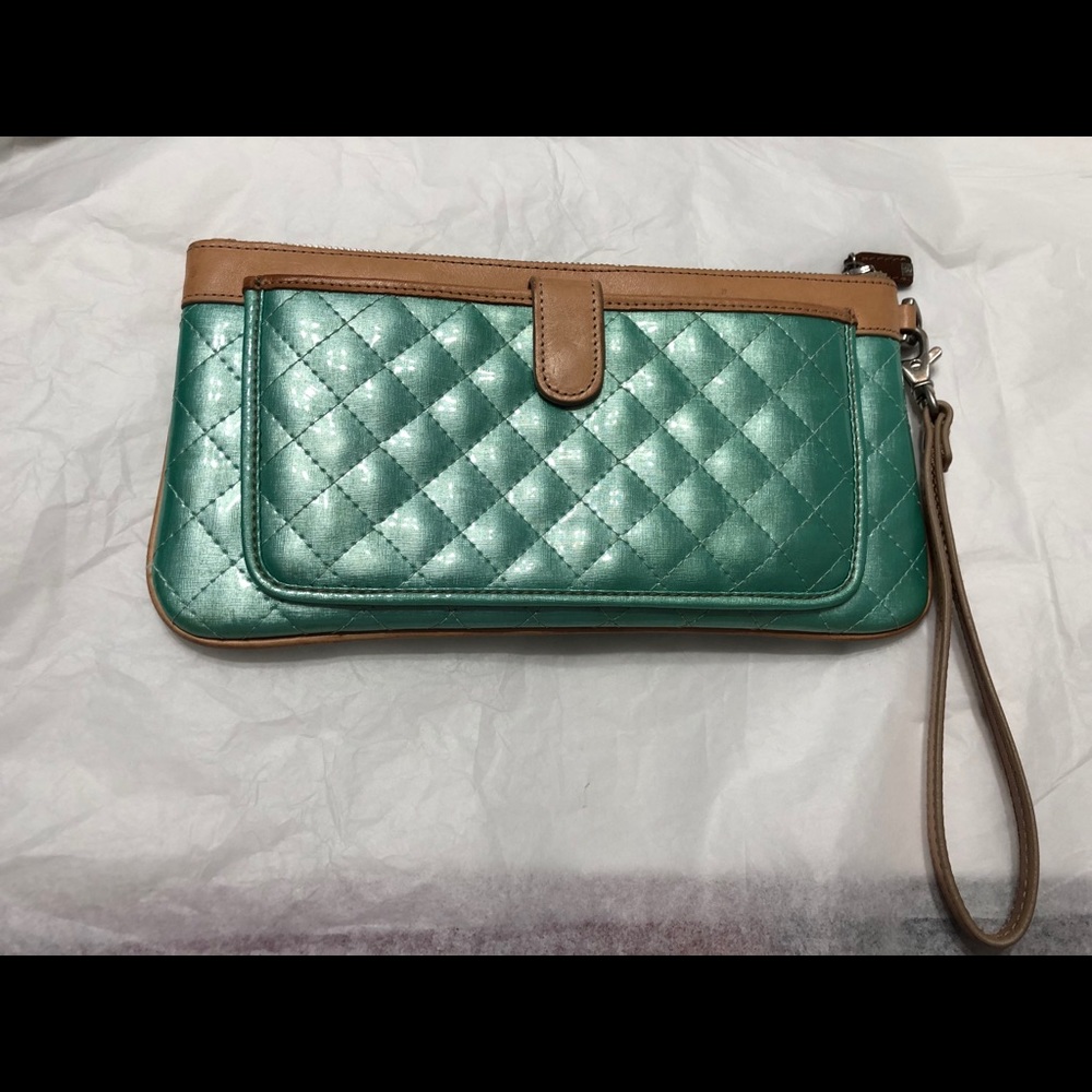 Retired consuela candy crush wristlet clutch